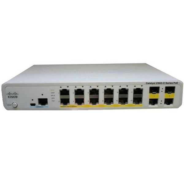 Комутатор Cisco WS-C2960C-12PC-L