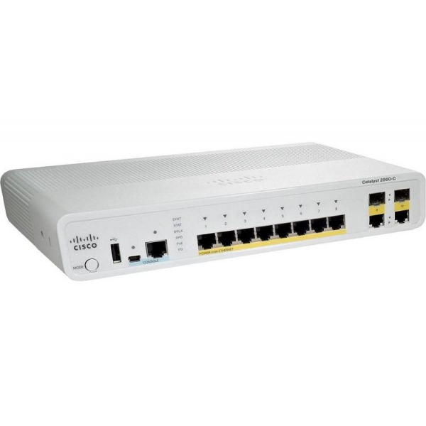 Комутатор Cisco WS-C2960C-8PC-L