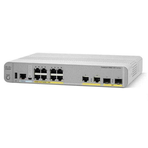 Комутатор Cisco WS-C2960CX-8PC-L