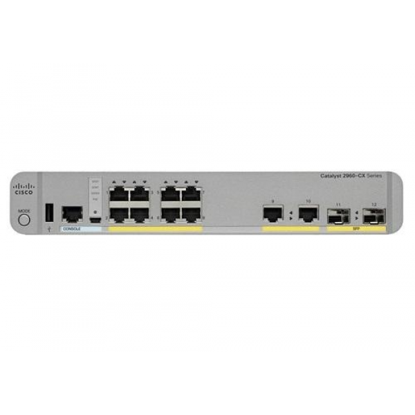 Комутатор Cisco WS-C2960CX-8TC-L