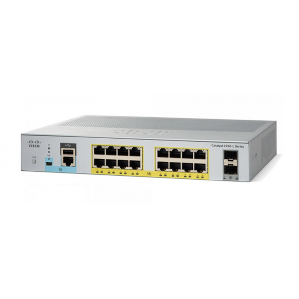 Комутатор Cisco WS-C2960L-16PS-LL